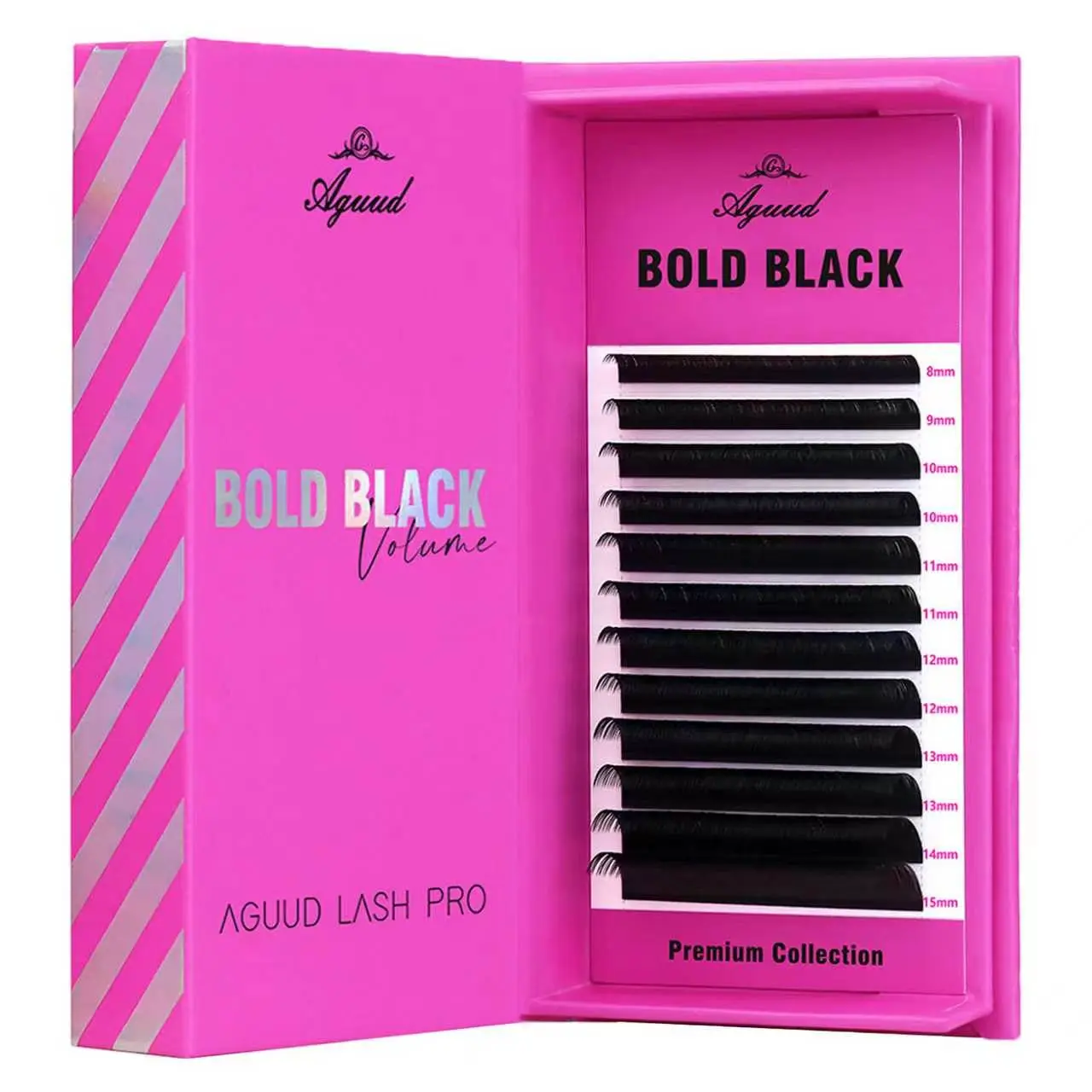 Cashmere Volume Matte Black Wispy Individual Lash Clusters, C CC D DD Curls, 0.03-0.07mm Thickness, 8-15mm Mixed Lengths, Lightweight False Lashes for Salon & DIY Grafting Makeup