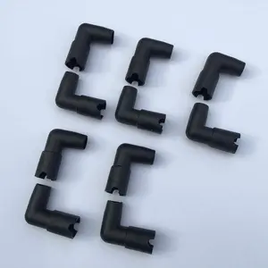 Dutch Bucket Siphon Elbows, Hydroponic, Black - 10 Pack (for 5 Siphon Elbow drains)