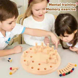 Memory Chess Set, Suitable for 3-6 Year Olds, Early Education, Parent-Child Interactive Board Game Toy, Family Fun Game, Tabletop Games, Ideal Gift