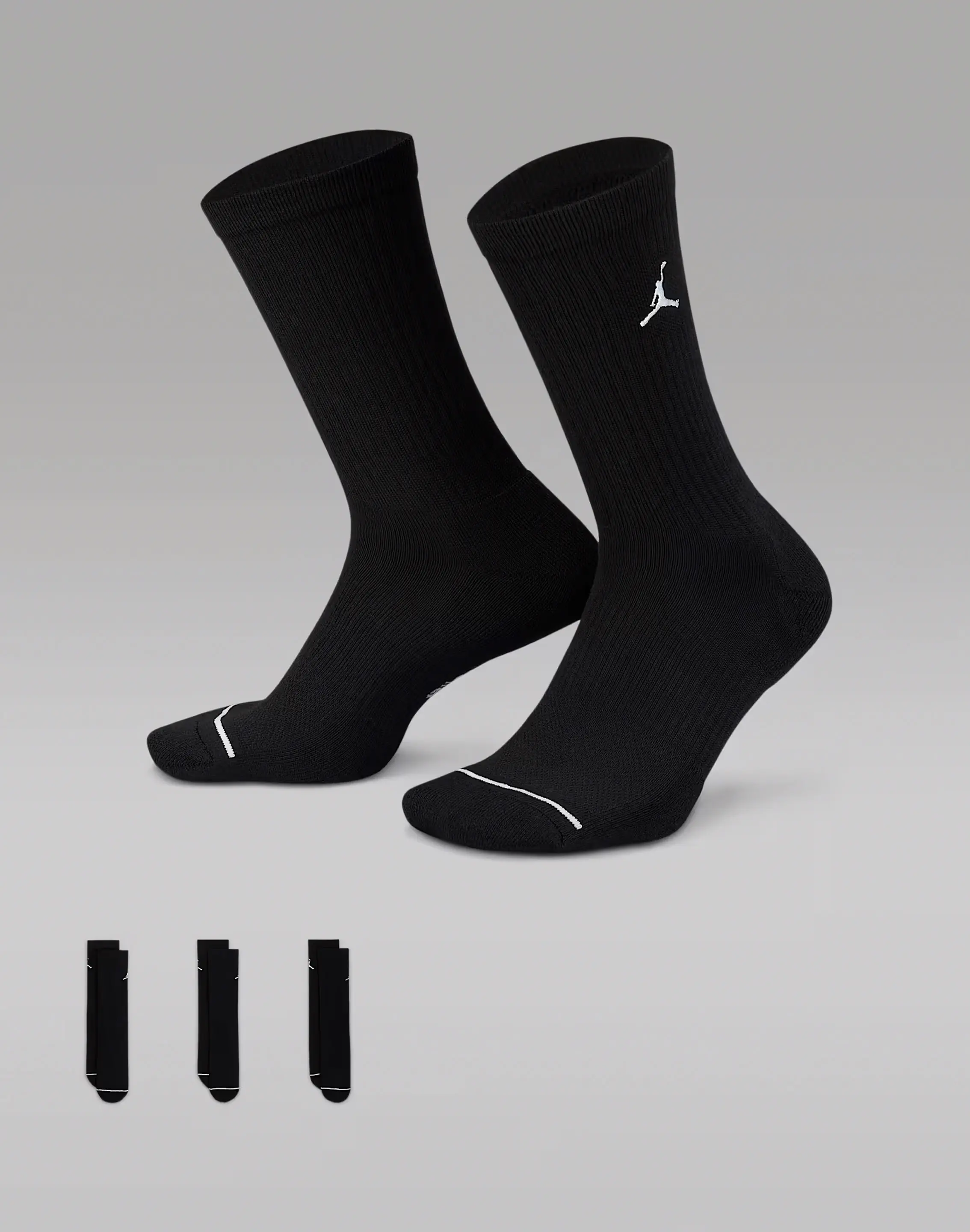 Mens Jordan Jumpman Crew Socks 3-Pack