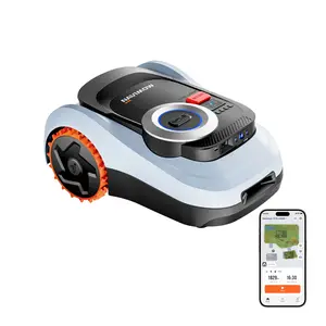 Segway Navimow i215 LiDAR Robot Lawn Mower, Wire Free Robotic Lawn Mower for 0.37 Acre, LiDAR & Vision Dual Fusion, Auto Mapping, Off-Road Wheels for 45% Slopes, Quiet 59 dB(A) Mowing zero  turn  mower