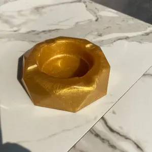 Epoxy Cigarette Ashtray - Simple Design for Holding Cigarette Ashes Made with Epoxy Material