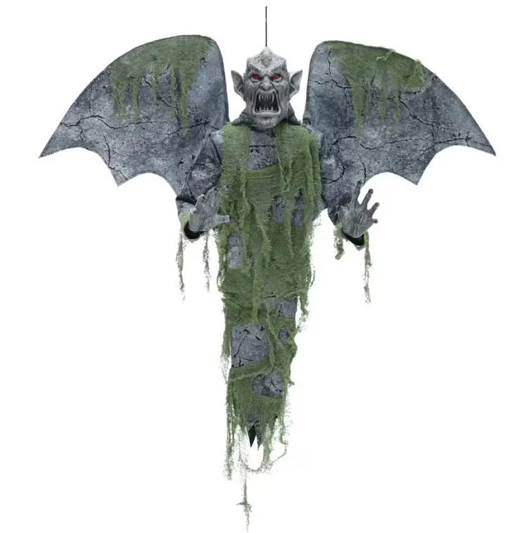 40" Hanging Animated Gargoyle Halloween Decoration