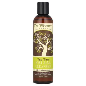 Dr. Woods Facial Cleanser, Tea Tree, 8 fl oz (236 ml)