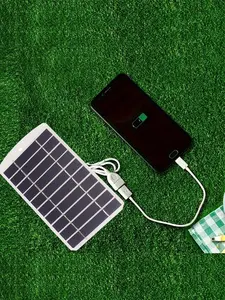Solar Charger Panel, Portable Outdoor Fishing Camping Phone Mobile Power Bank, Solar Battery Charger for Emergency Use, Portable Solar Panels