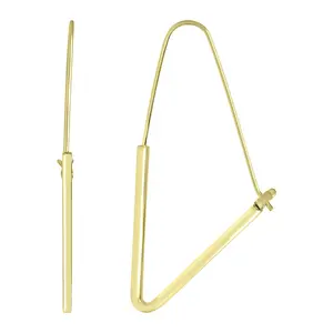 Steel by Design Triangle Threader Earrings