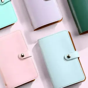 Paper Currency Storage Book, PU Material Cash Organizer, Holds Up to 100 Bills, Large Capacity Notebook with Internal Pockets, Office Stationery Supplies