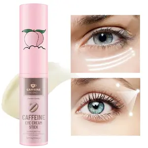【Buy 1 Get 1 Free】ROZINO Caffeine Eye Cream Stick 2-pack Dark Circles Puffy Eyes Treatment Long Lasting Moisturizing Filling Tightening Anti Aging Smooth Fine Lines Depuffing Eye Bags Revitalizing Skin Vegan Cruelty Free For Women Men All Skin Types