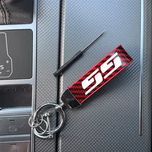 Chevrolet Ss Keychain, Car Keychain Pendant, Carbon Fiber Material, Multiple Colors Available, Universal Compatibility, Durable Design, Perfect Gift Option