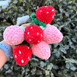 Strawberry keychains Strawberry keychains
