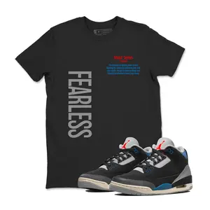 Fearless Definition Jordan 3 Rare Air Sneaker Matching Tee Shirt,  Retro 3 Rare Air Shirt, Rare Air 3s Sneaker Tee
