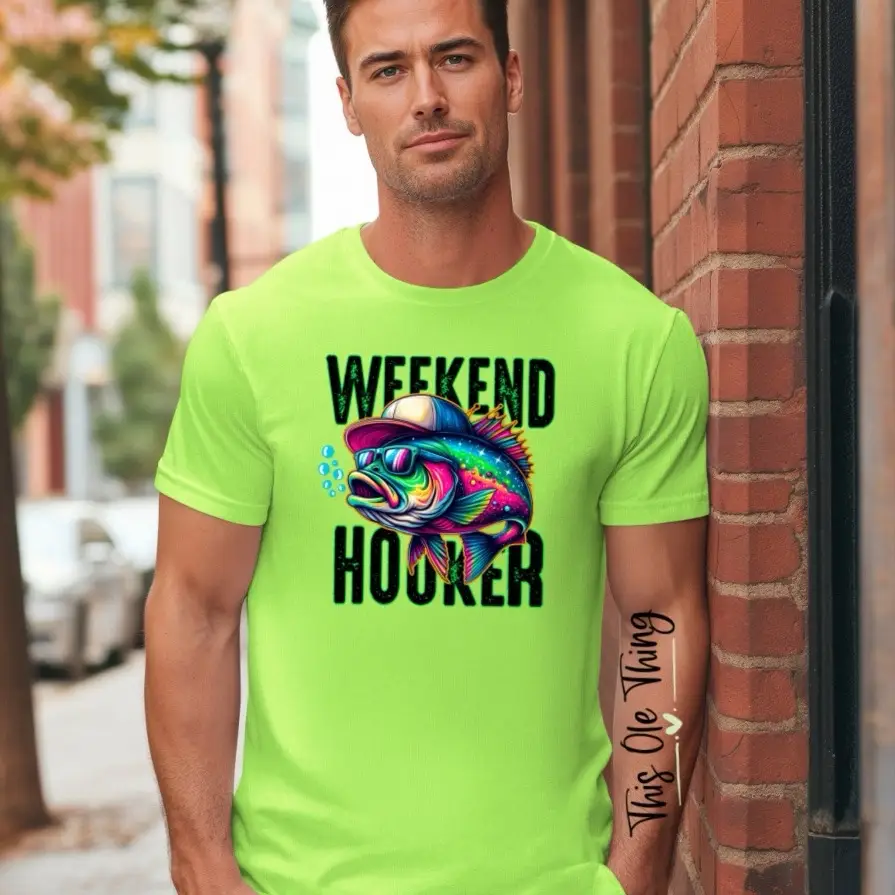 Weekend Hooker Tshirt Menswear Top T-Shirt graphic tee