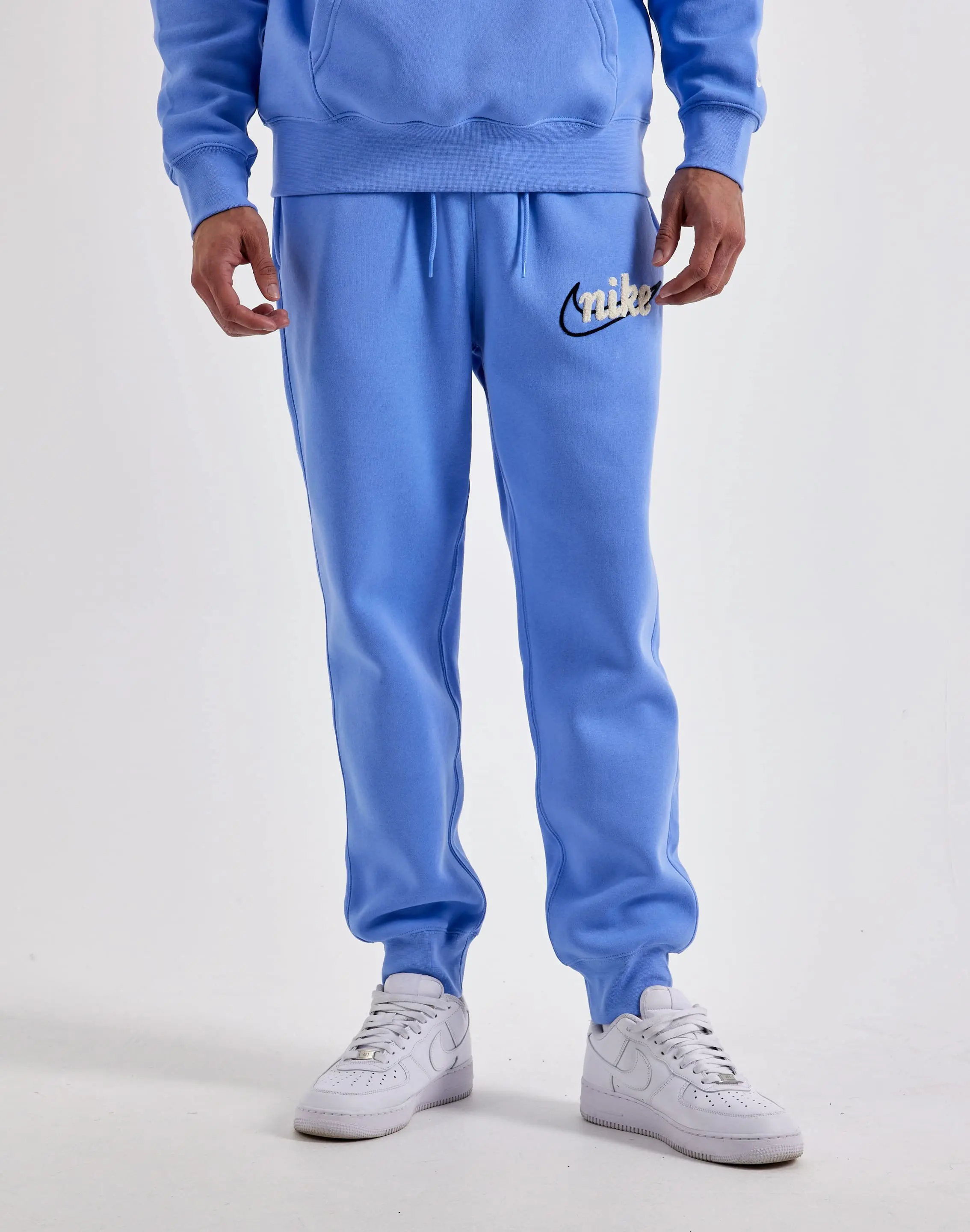 Mens Nike Embroidered Script Fleece Joggers
