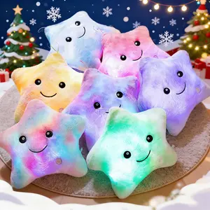 Glowing Star Plush Toy, Soft Star-Shaped Stuffed Animal, Perfect for Kids, Magical Nightlight & Whimsical Decor, Ideal Christmas Gift, Soft Stuffed Doll
