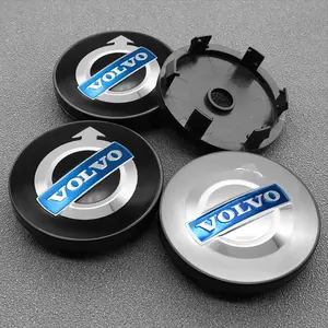 4pcs 56mm 60mm Car Emblem Wheel Hub Center Cap Stickers For Volvo XC90 V90 V60 XC60 V40 V50 EC40 EX40 S80 S60 S90 C40 XC40 V70 XC70 C30 AWD Decoration Auto Accessories