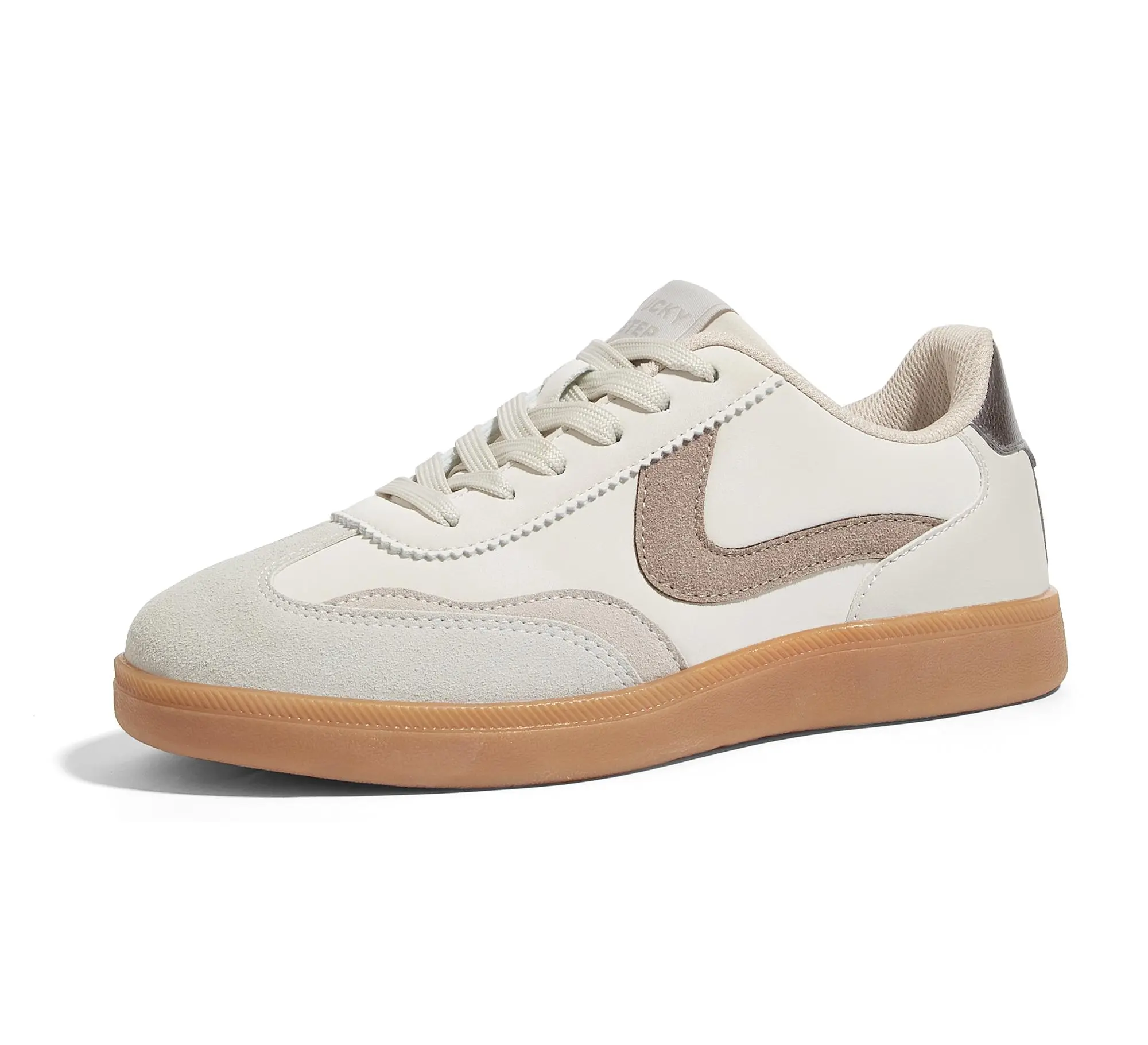 LUCKY STEP Women's Retro Fashion Sneakers Classic Casual Walking Shoes Non Slip Comfort Skate Shoes tiktokshopspringglowup