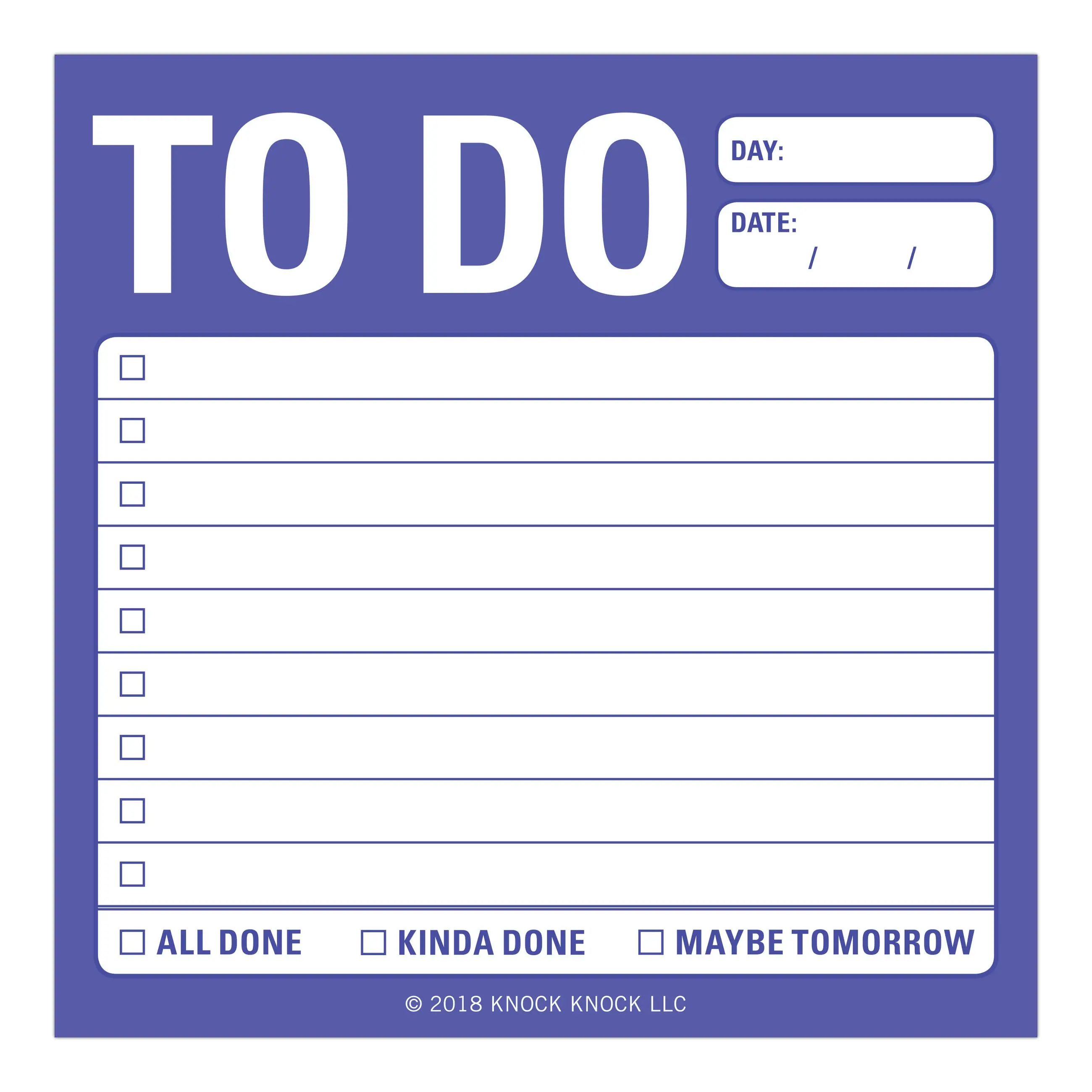 To Do Sticky Note
