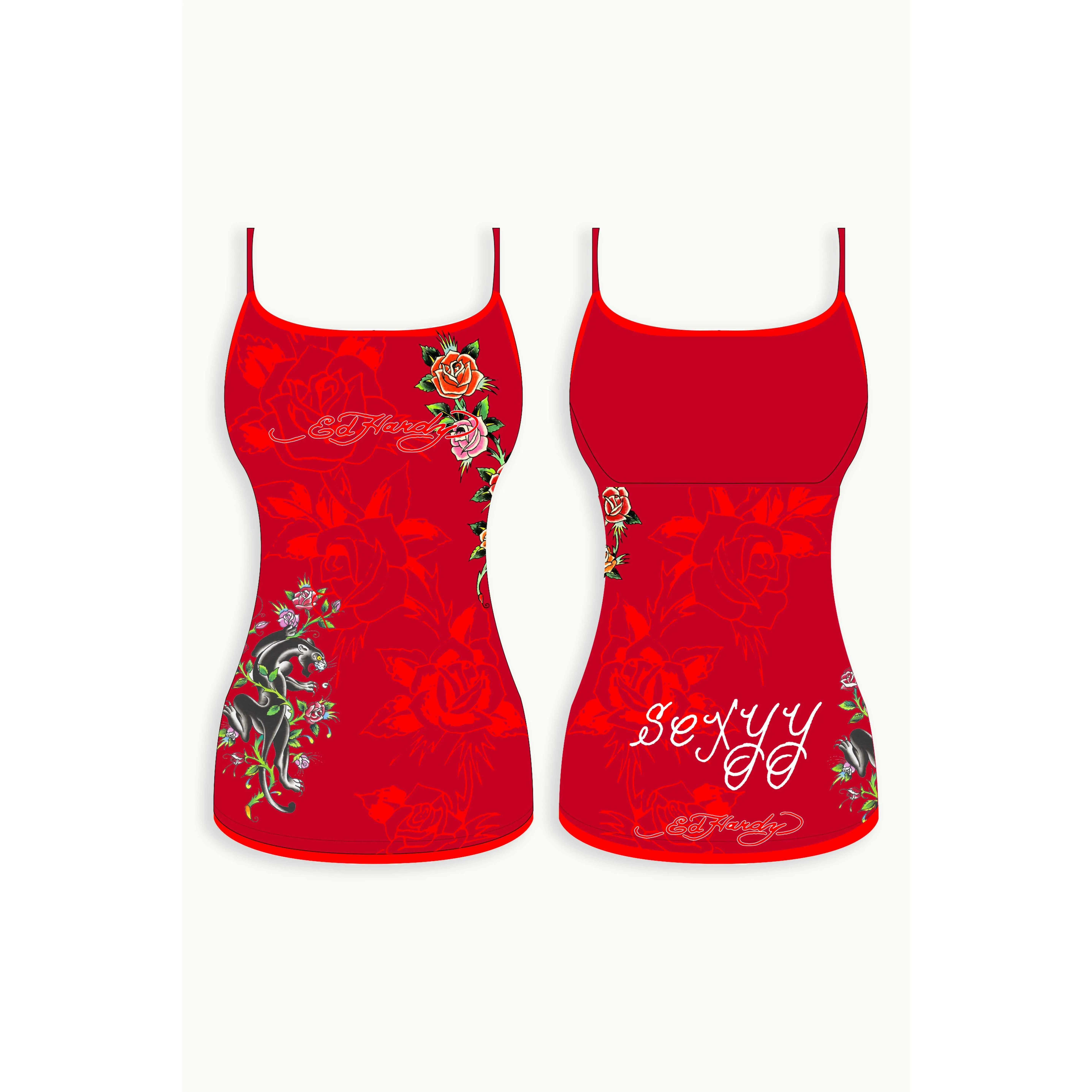 U MY ED HARDY' MESH DRESS COVER-UP