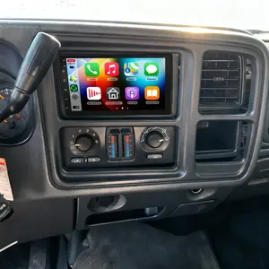 7" Car Stereo for 2003–2006 Chevy Silverado –Compatible with Wireless CarPlay & Android Auto, 2+32GB, GPS, AHD Camera, Bluetooth Mic