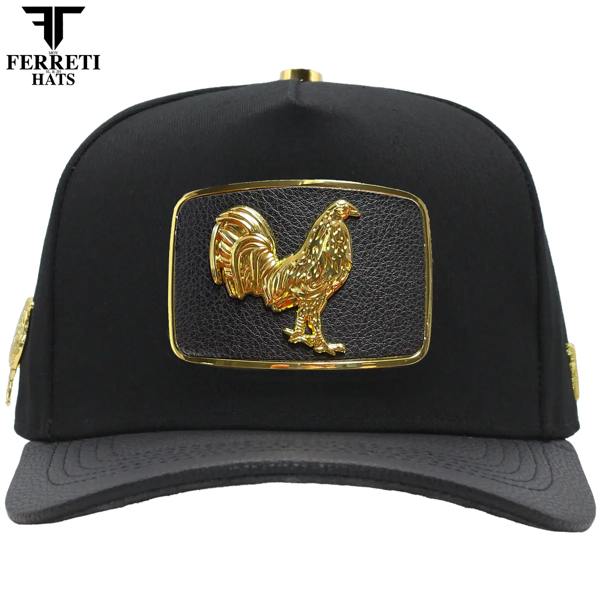 FERRETI HATS FT146 Gallo Dorado Baseball Cap For Men