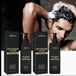 Eelhoe Root Activating Shampoo strengthens roots & fights hair loss. This daily cleanser & scalp treatment stimulates follicles for regrowth, deeply hydrates, and nourishes for thicker, fuller hair. Gentle for everyday use. Choose 1/2/3 count.