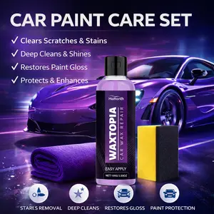 Car Paint Care Set Daily Gentle Cleaning Scratch Stain Removal Refreshing Gloss Enhancement Auto Paint Restoration Kit