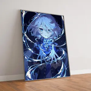 Genshin Impact Furina Poster, High Quality Canvas Poster Print, Gifts for boyfriend or girlfriend, Fan merchandise - No Frame