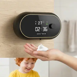 Automatic Soap Dispenser, USB Rechargeable Hands-Free Hygienic Soap Dispenser, 500ML Large Capacity, IPX5 Waterproof, No Drill Easy Install for Home Bathroom Kitchen Commercial#Easter Day#mother's day gifts