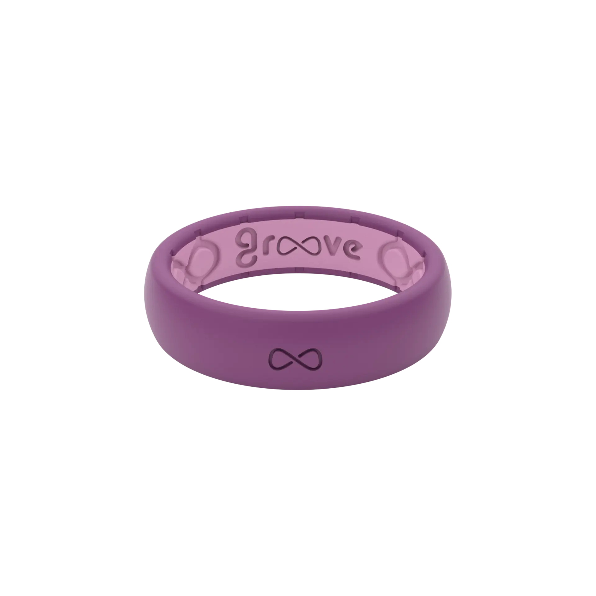 Solid Lilac Thin Ring