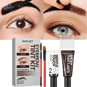 BARUBT Liquid Peel-off Eyebrow Tint - Waterproof Long Lasting, Quick Dry No Fade Lazy Eyebrow Makeup