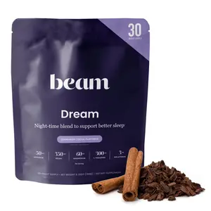 Beam Dream - Viral Nighttime Cocoa - 18.5M+ Nights of Improved Sleep  - Melatonin, L-Theanine, Magnesium, Apigenin - 30 Servings