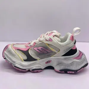 Men's and Women's 5xl chunky shoes size 35-46 height increasing trainers lace up casual cargo sneakers