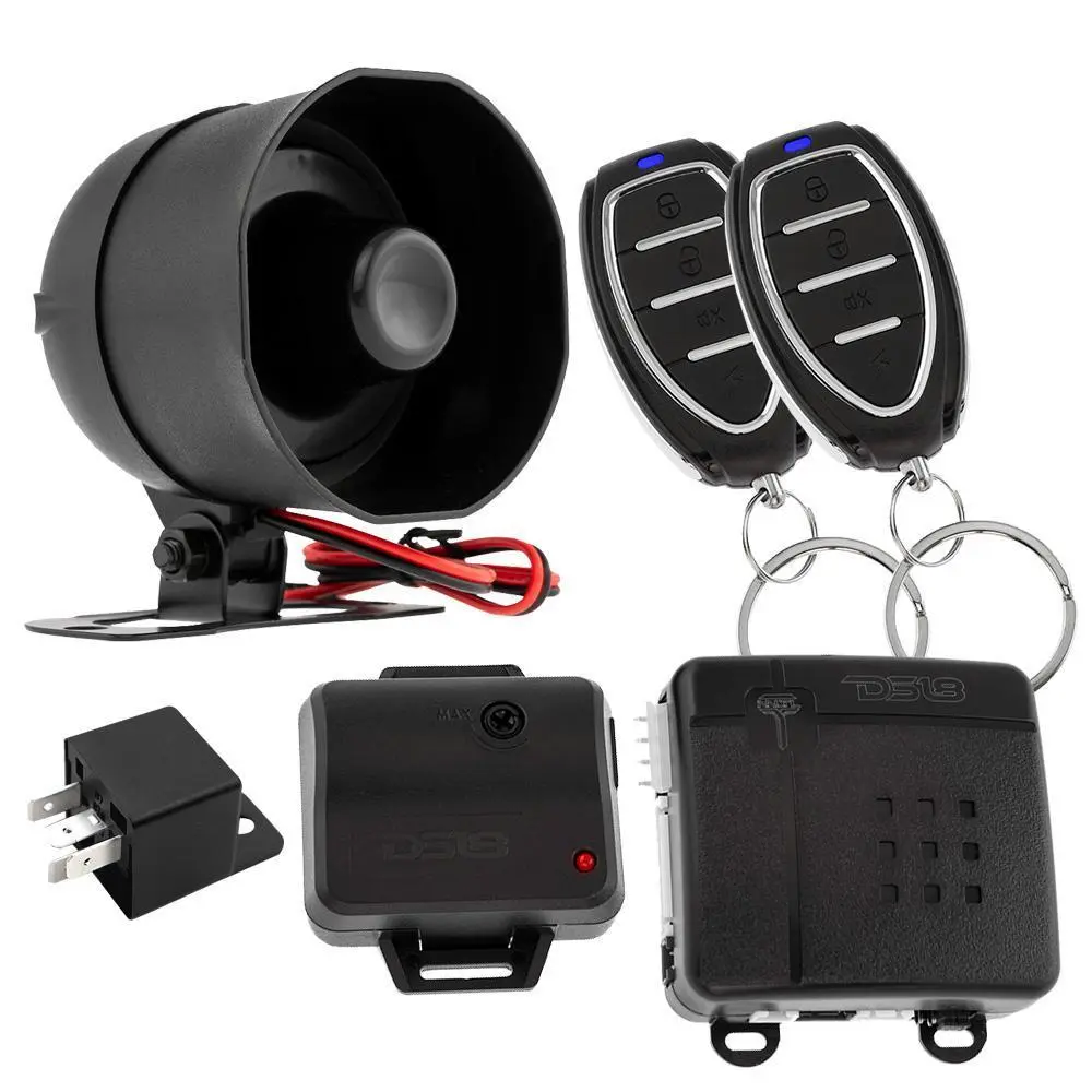 DS18 18CLASS 1-Way Car Alarm System, Automotive & Motorcycle Security Electronics