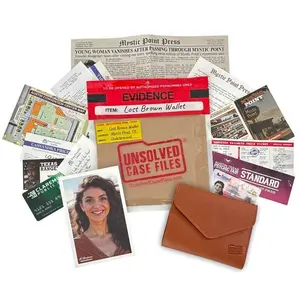 Detective Game Unsolved Mystery Files, Murder Suspense Puzzle, Tabletop Games, Party Board Game, Suitable for Ages 14+, Perfect for Friend Gatherings & Holidays