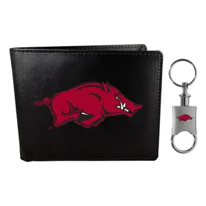 Siskiyou Sports NCAA Leather Bi-Fold & Valet Key Chain