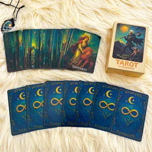 Beginner Tarot Cards in Spanish Language, Introduction to Spanish Tarot Deck, 78 Spanish Tarot Oracle Cards, Durable Tarot Cards, Ideal for Newbies