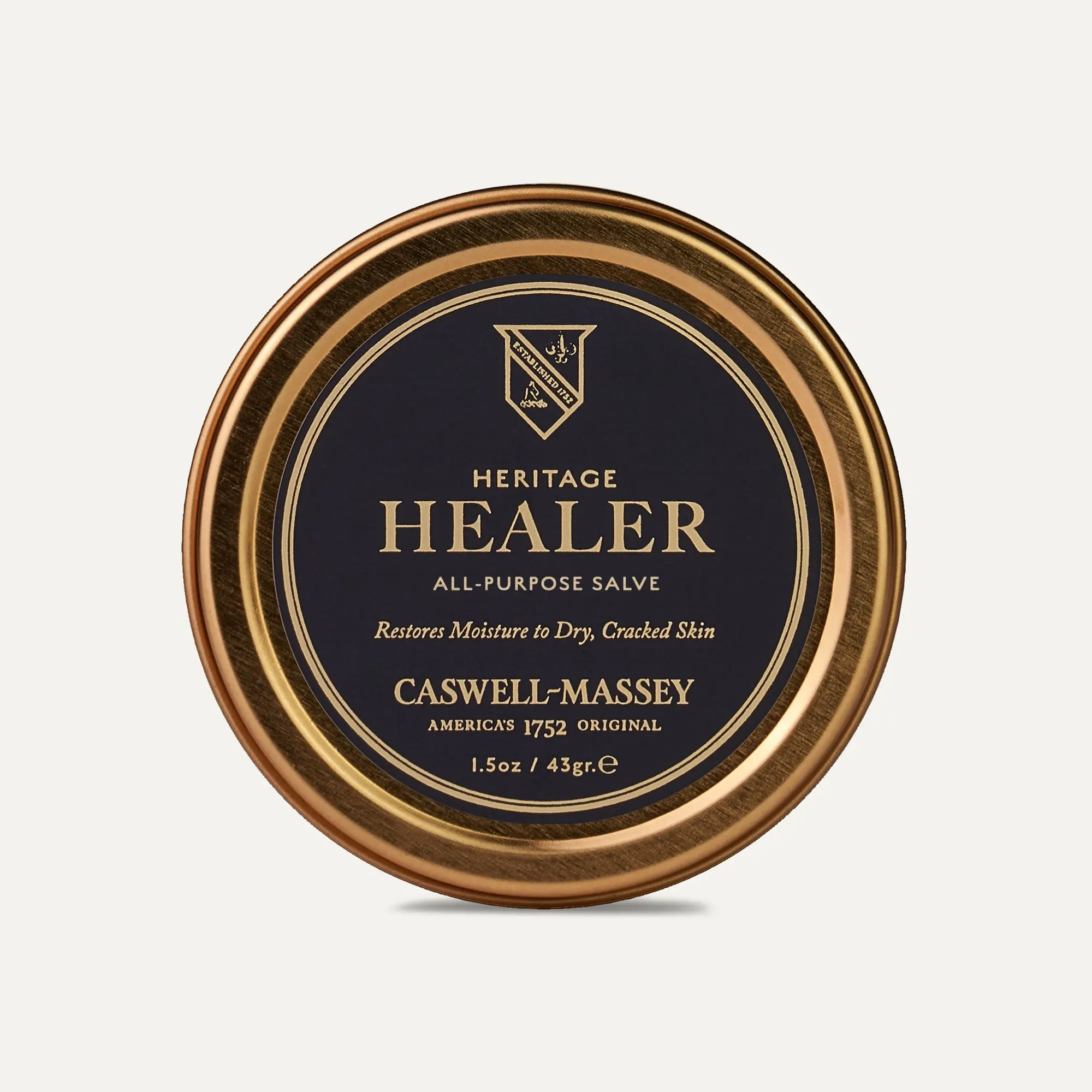 Caswell-Massey Healer All-Purpose Salve 1.5oz - Restores Moisture to Dry Cracked Skin with Beeswax & Essential Oils