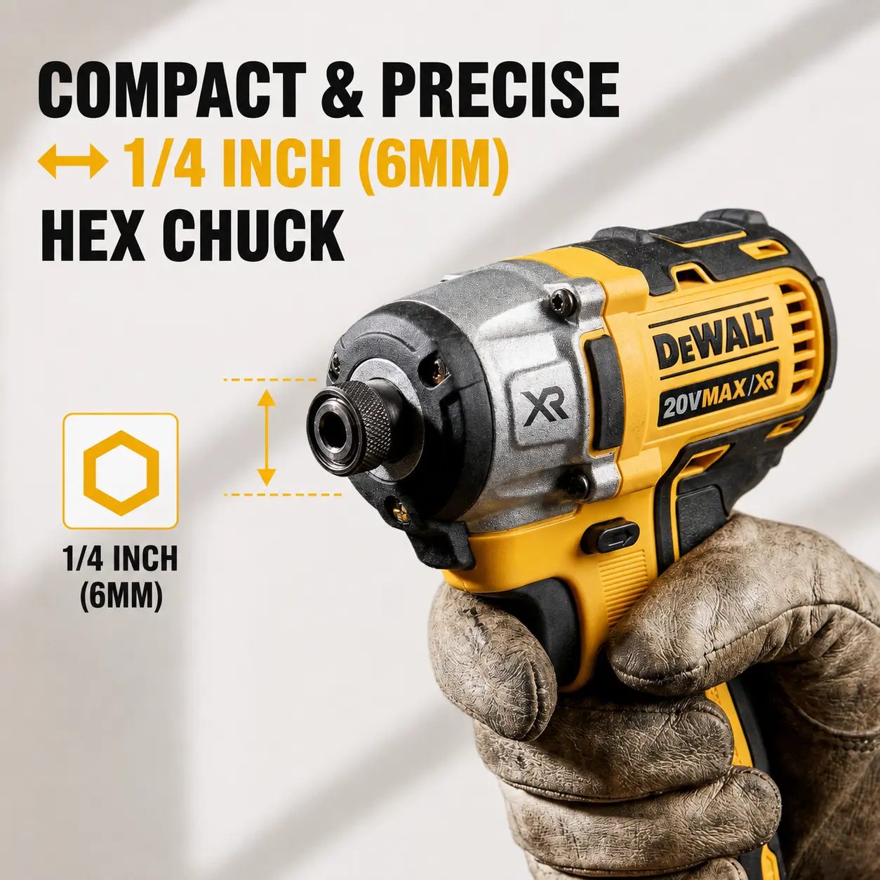 Dewalt DCD887 Ion Brushless Cordless Impact Drill & Screwdriver - Multifunctional Power Tool for DIY, Professional Use