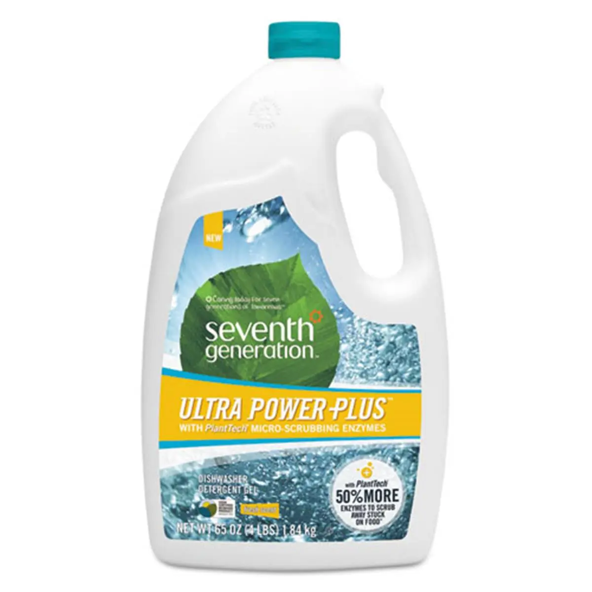 212 MAIN Sev 22929 Fresh Plant-Based Natural Automatic Dishwasher Gel Detergent - 65oz Gel Form, Household Dishwashing Solution for Home Appliances, Dishwasher Detergent