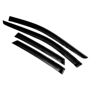 Smoked Tape-On Side Window Visor Rain Guards Shield Shades Compatible With 2007-2014 Edge