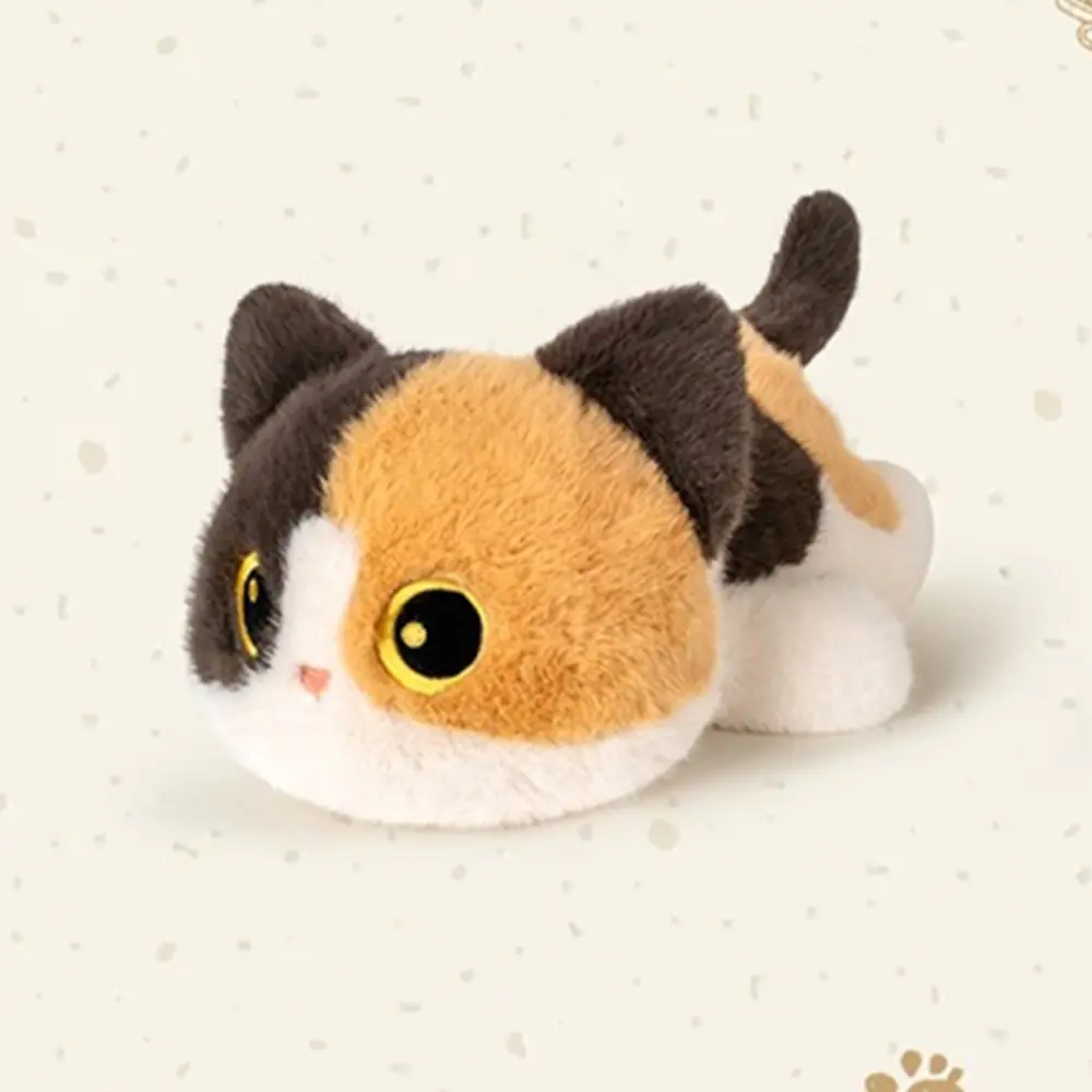 25cm Black Siamese Cat Plush Stuffed Toy - Fluffy, Tactile, Lifelike Cartoon Kitten Doll with Artificial Touch, Ideal Birthday Gift for Kids, Plush Stuffed Toys, Fluffy Stuffed Toys