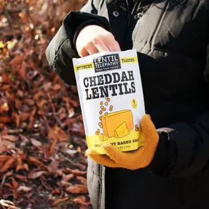 Lentil Telepathy Crunchy Toasted Snacks - Crispy Savory - deal for On-the-Go Enjoyment with Fiber and Protein