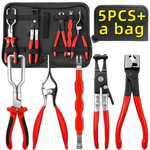 Professional Hose Clamp Kit, Fuel Line Disconnecting & Dismounting Tool Set for Automotive Maintenance