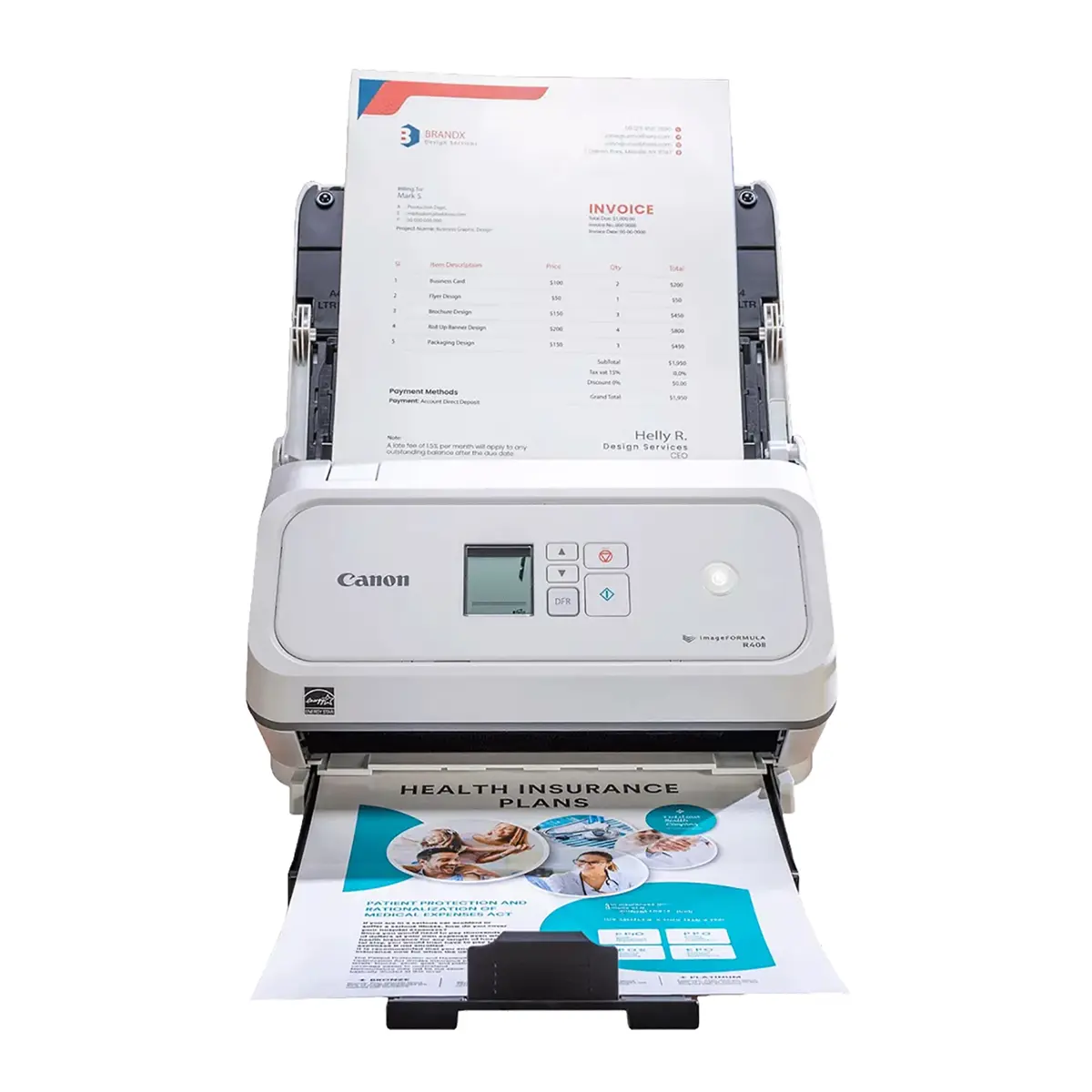Canon imageFORMULA R40II Office Document Scanner with Receipt Scan Functionality