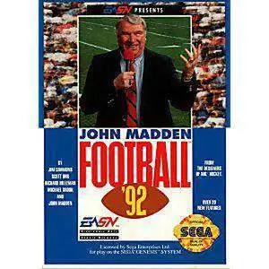 John Madden Football 92 - Genesis Game (Retro Fam)