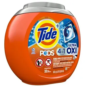 32 Count Ultra Oxi Liquid Laundry Detergent Pods