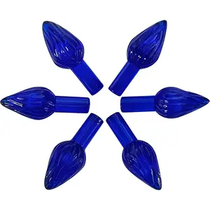 National Artcraft Medium Twist-Style Ceramic Christmas Tree Light Ornaments - (144/Pack)