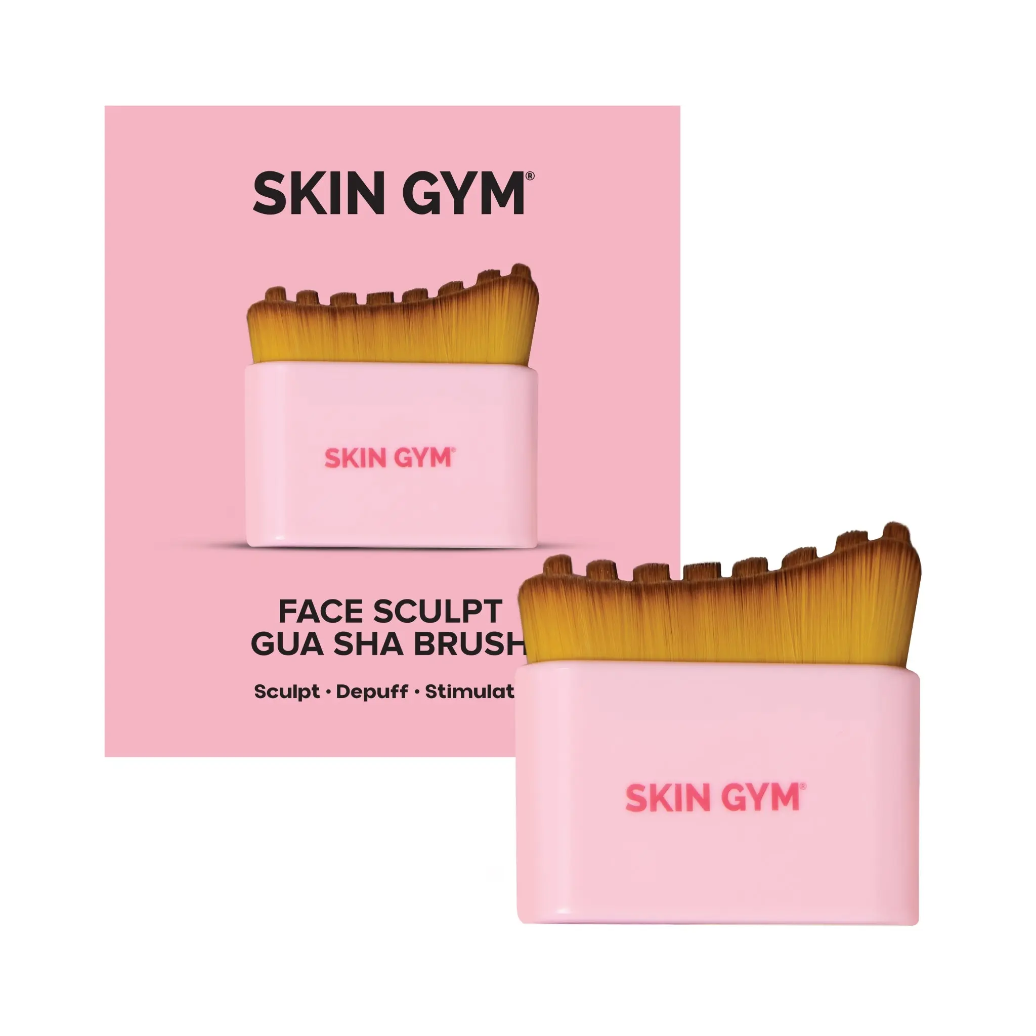 Skin Gym Face Sculpt Lymphatic Gua Sha Brush
