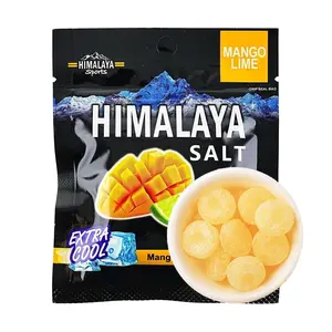 BIG FOOT Mango Lime Mint Candy - Refreshing Throat Drops, 15g Pack - Viral Asian Snack, New Flavor, Intense Mango Aroma