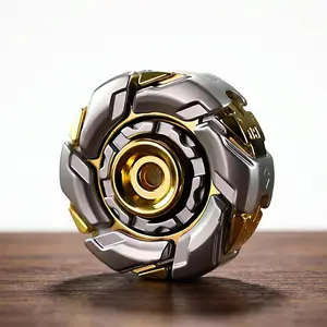 Magnetic Fidget Spinner - Transformable Dual-Axis Metal Hand Spinner, Long-Spin Stress Relief Desk Toy for Teens, Perfect for International Children's Day